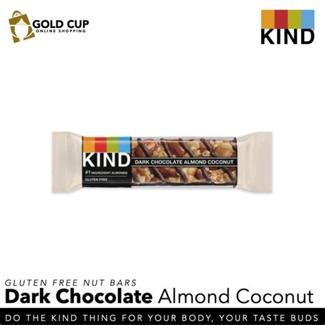 Kind Dark Chocolate Almond And Coconut Bar 40g Kind Nut Bars Dark