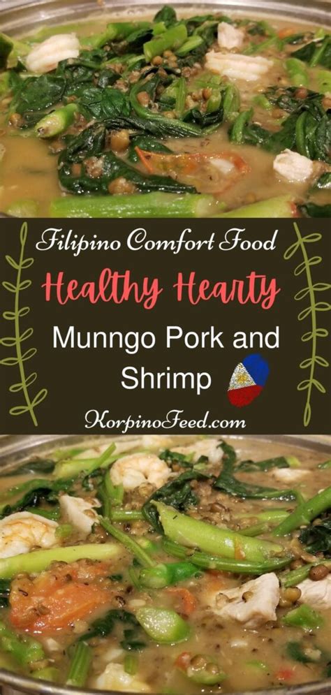 Munggo with Pork and Shrimp - Korpino Feed - Korpino Recipes