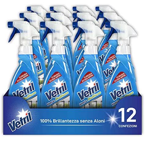 Vetril Detergente Spray Vetri E Multiuso Con Ammoniaca