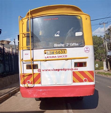 Kenyan Matatu Promoting The Polish Presidency Of The Visegr D Group