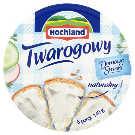 Hochland Twarogowy Ser Topiony Naturalny G Porcji Kalorie Kj