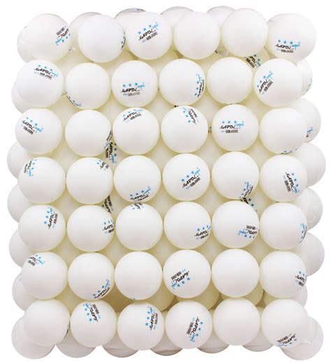 Mapol Regail Training Ping Pong Table Tennis Balls White 40mm Pack