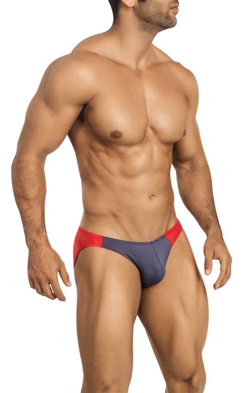 Bikini Traje De Ba O Sexy Asim Trico Rojo Gris Hombres De