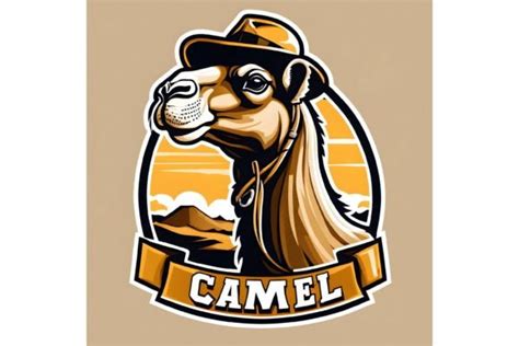 Camel Mascot Logo Graphic By Mimishop · Creative Fabrica