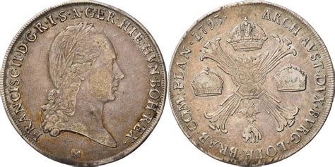 Coin Italian States Milan Franz Ii Crocione Kronenthaler Milan