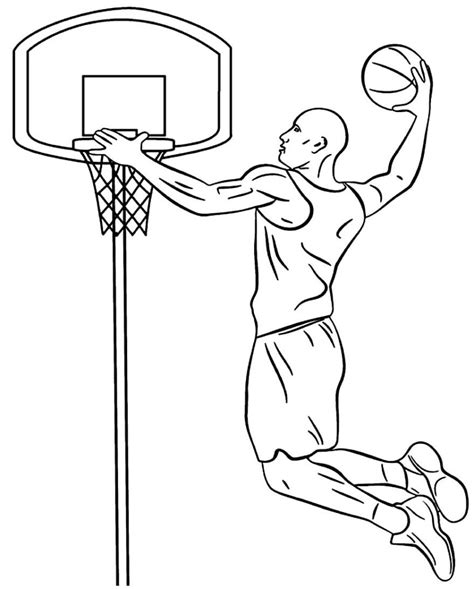 Desenho De Basquete Facil