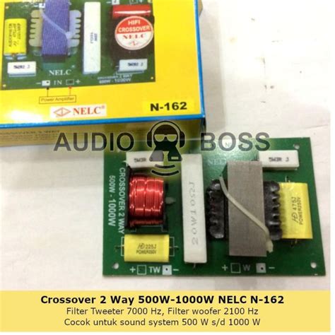 Acn90Crossover Pasif 2 Way 500 1000 Watt NELC N 162 N 162 500W