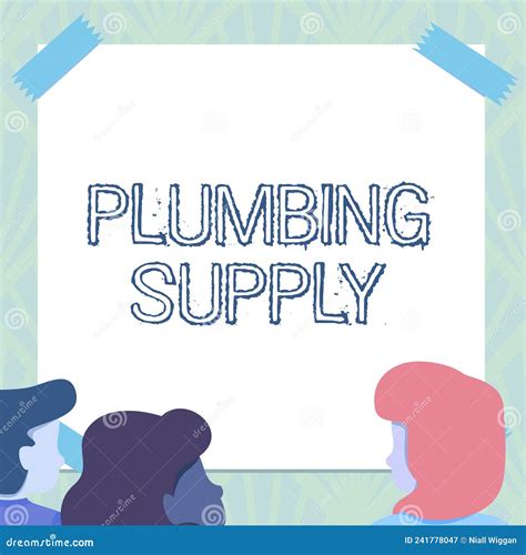 Conceptual Caption Plumbing Supply Business Overview Tubes Or Pipes Connect Plumbing Fixtures