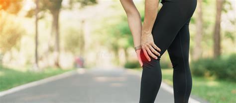 Adult Woman With Muscle Pain During Running Runner Have Knee Ache Due