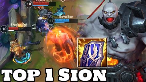 Wild Rift Sion Top 1 Sion Gameplay Rank Grandmaster YouTube