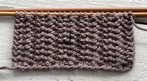 How To Knit The One Row Repeat Stitch Reversible No Curling