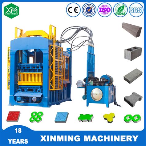 Huge Capacity Qt Automatic Hydraulic Concrete Block Making Machine