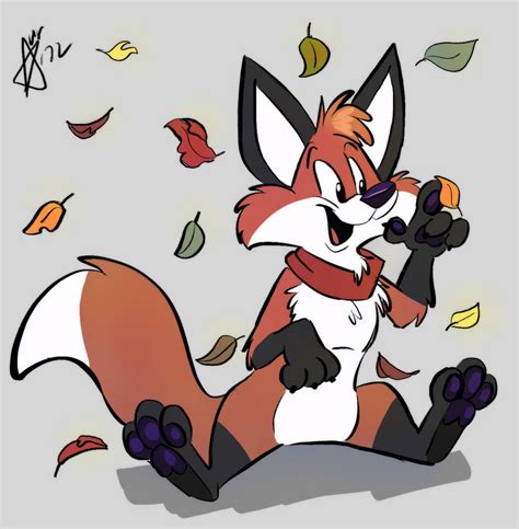 Fall Fox by blondiemutt on DeviantArt