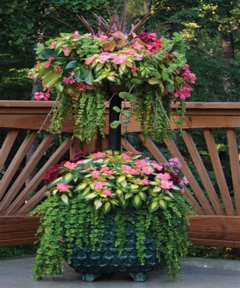 Baskets In Large Pot Photos Pamela Crawford Garden Pots Diy