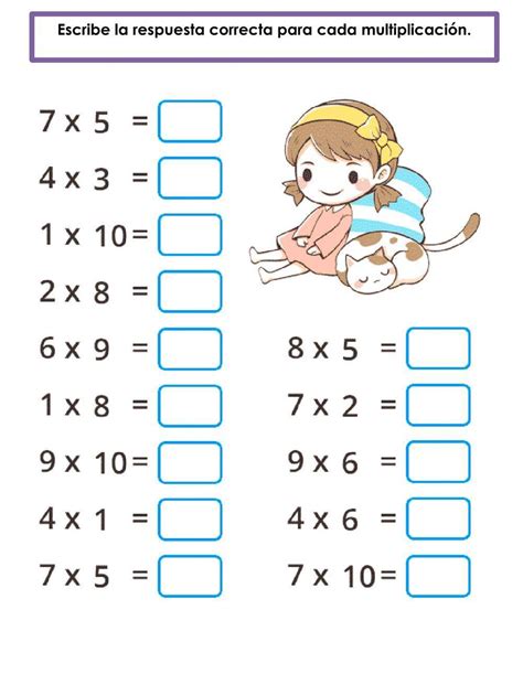 Multiplicaciones Online Worksheet For Tercero De Primaria 56 Off