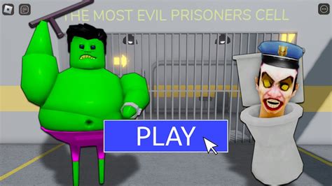 NEW BARRY HULK And SKIBIDI TOILET L Barry Prison Run L All Jumpscares