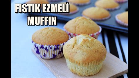 Fistik Ezmes Ve Muz Dolgulu Muffin Tar F Yumu Ac K Ok Lezzetli