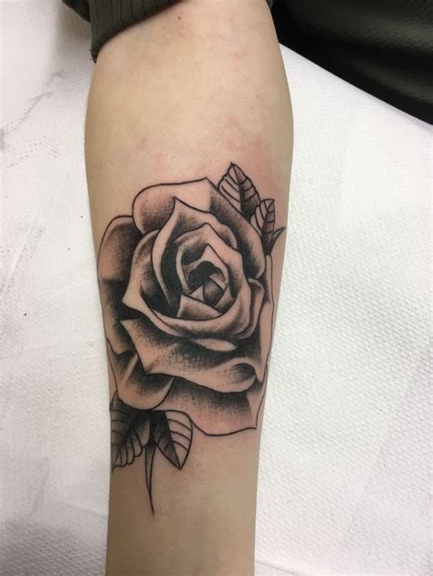 37 Astonishing Black And Grey Rose Tattoo Forearm Ideas In 2021