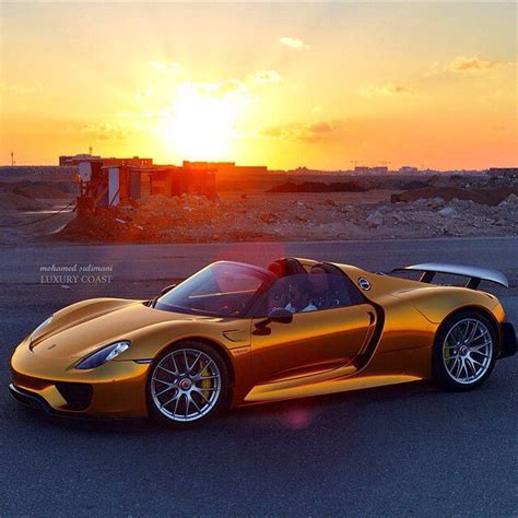 First Gold Porsche Spyder Via Dupontregistry Porsche