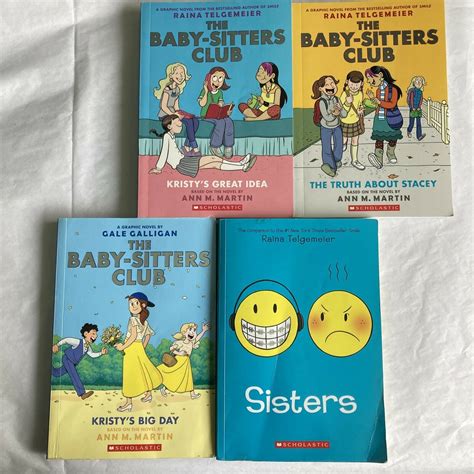 The Babysitters Club Graphic Novels Lot Sisters Raina Telgemeier Gale