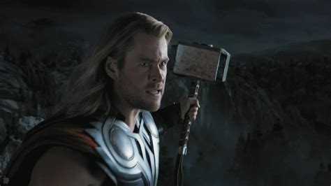 avengers age of ultron thor chris hemsworth lightning superhero mjolnir ...