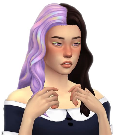 Sims 4 Split Dye Hair CC (Male + Female) – FandomSpot