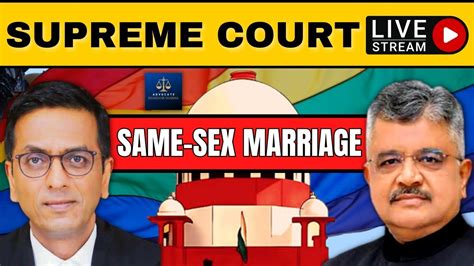 Same Sex Marriage Supreme Court Of India Hearing Live Chief