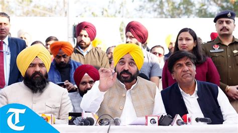 Punjab Cm Bhagwant Mann Visits Hoshiarpur Toll Plaza Orders