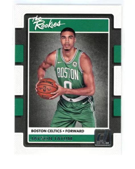 Jayson Tatum Panini Donruss The Rookies Rookie Rc Boston