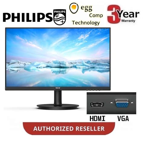 Philips 23 8 241V8LB VA Full HD 100Hz 4ms Adaptive Sync LED Monitor