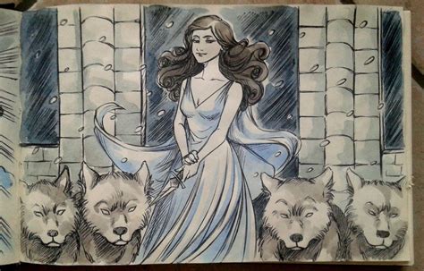 Khione The Wolf House The Lost Hero Sketches Fan Art