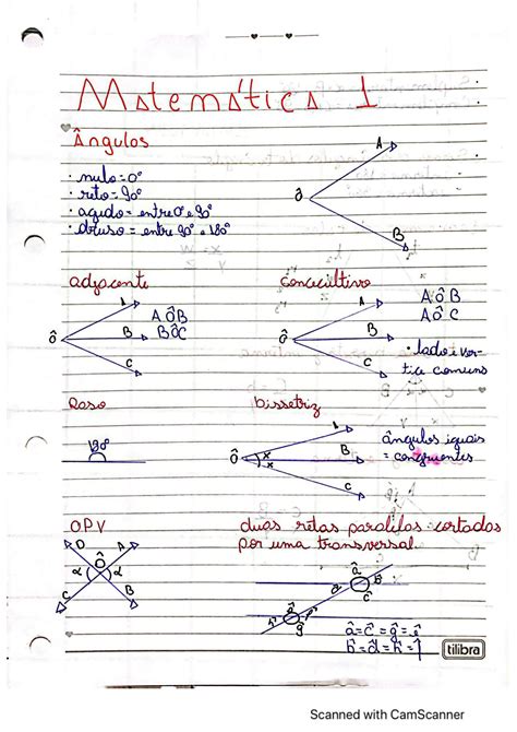 SOLUTION Matem Tica Tipos De Ngulos Studypool