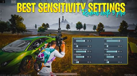 Redmi Note Pro Max Bgmi Sensitivity Settings Pubg Sensitivity