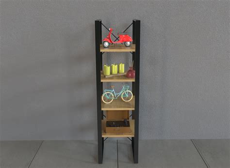 Industrial Style Bookshelf model - TurboSquid 1814938