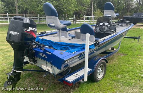 2005 Bass Tracker Pt175 Boat In Arkansas City Ks Item Ir9920 Sold Purple Wave