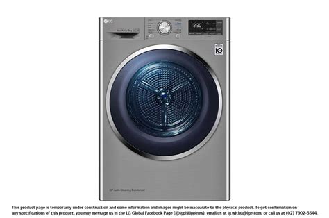 9kg Heat Pump Dryer with Smart ThinQ | LG Philippines