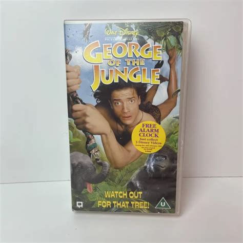 Walt Disney Pictures Presents George Of The Jungle Vhs Cert U