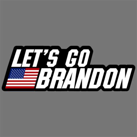 Usa Flag Let S Go Brandon Sticker Car Vinyl Decal Fjb Fck Joe Biden