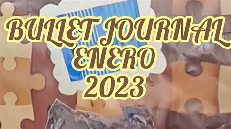 Bullet Journal Enero 2023 YouTube