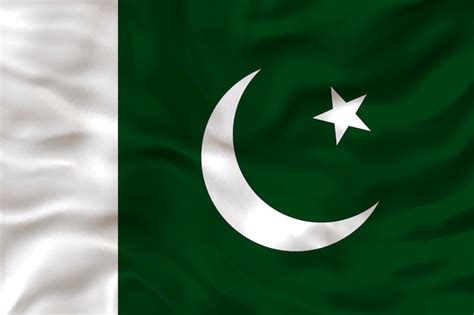 Fondo De La Bandera Nacional De Pakistán Con La Bandera De Pakistán