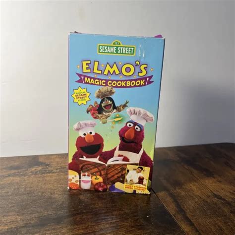 Elmos Magic Cookbook Sesame Street Vhs Clamshell Emeril Lagasse