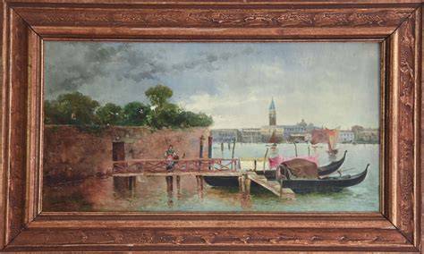 Sold Price Jose Rico Y Cejudo 1864 1939 Venetian Oil Painting April