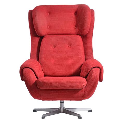 Brussel Era Swivel Wing Chair Czechoslovakia Circa 1960 For Sale At