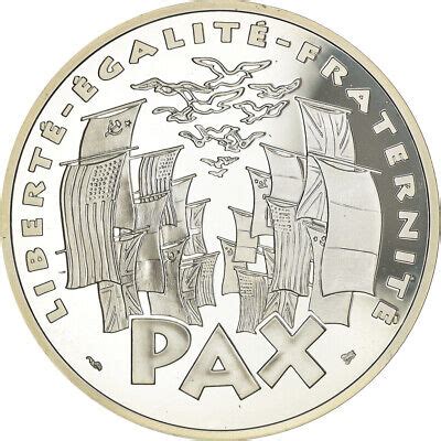 Münze Frankreich 8 mai 1945 100 Francs 1995 Proof STGL Silber