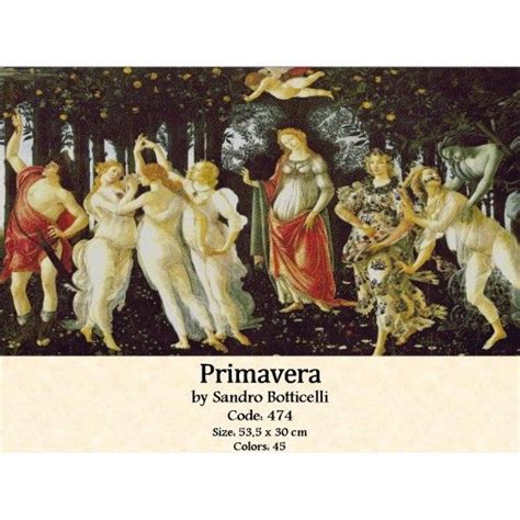 Cross Stitch Set Primavera by Sandro Botticelli http://gobelins ...