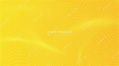 Premium Vector Abstract Yellow 3d Modern Wave Curve Line Background