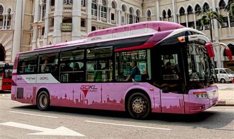 Gokl City Bus Free City Bus In Kuala Lumpur District Green Purple