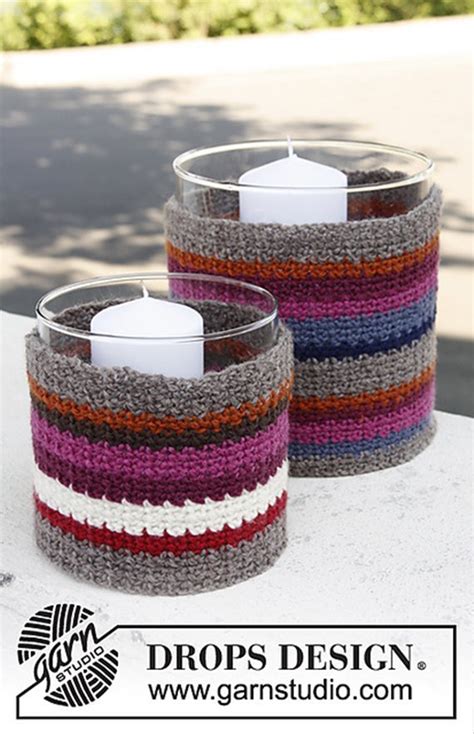 Crochet Candle Jar Cozy Free Patterns