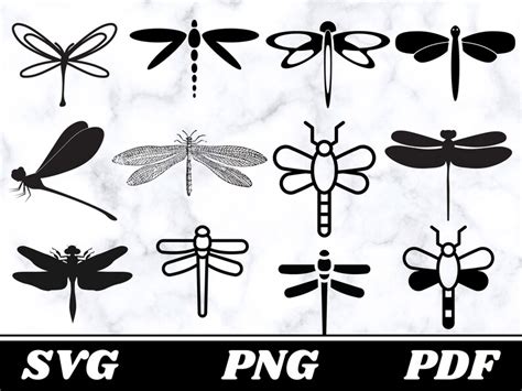 Dragonfly Svg Dragonfly Svg Bundle Dragonfly Clipart Etsy