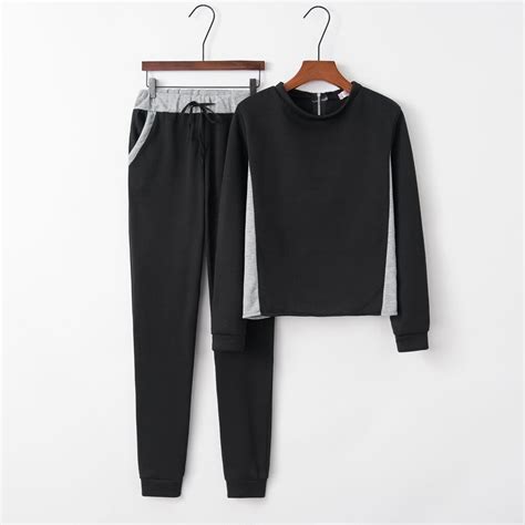 tracksuit  women  pieces exercise set solid  vicedeal
